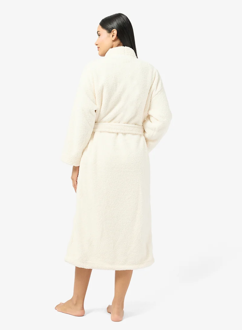 جينجر Cozy Terry Bath Robe